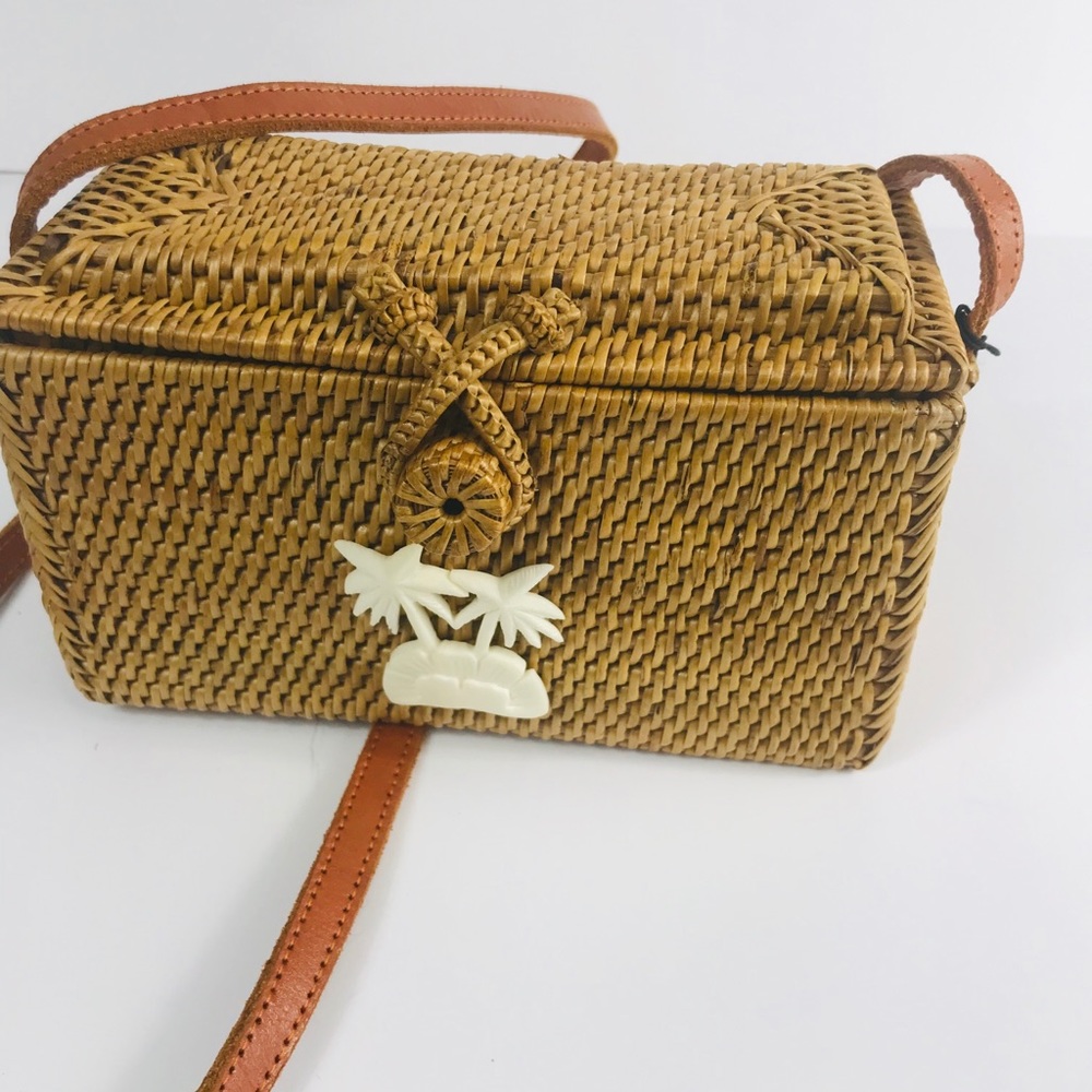 Handcrafted woven crossbody